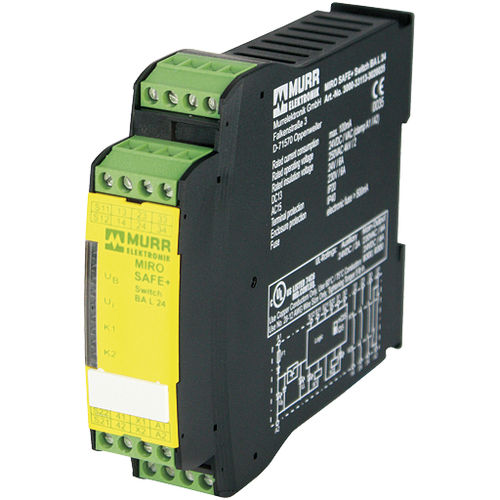 Relais de sécurité d'arrêt d'urgence - MIRO SAFE+ SWITCH BA L 24  - MURRELEKTRONIK - sur rail DIN