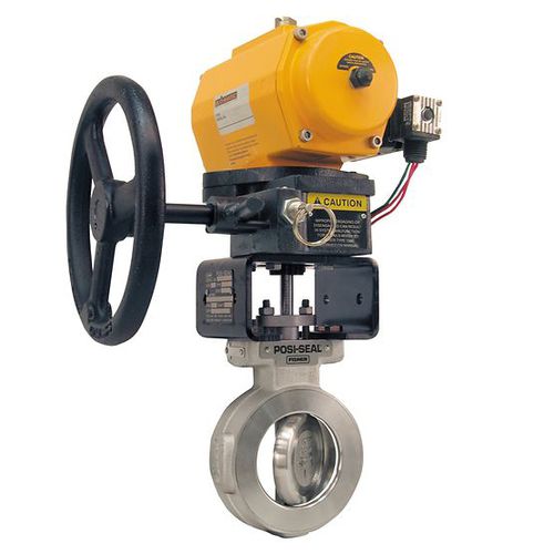 Actionneur de vanne manuel - 1080 - FISHER REGULATORS - rotatif / à vis sans fin / double effet