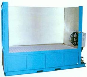 Cabine de peinture ouverte - ADF Systems, Ltd. - pour pièces détachées / à filtre / à rideau d'eau