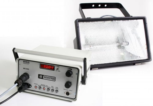 Stroboscope numérique - MOVISTROB 600.00 - BBE Bamberg + Bormann-Electronic GmbH - avec lampe séparée