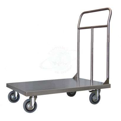 Chariot en acier inoxydable - 042INOX - CARMECCANICA - à plate-forme / polyvalent
