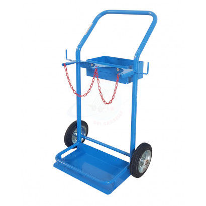 Chariot de manutention - 014 - CARMECCANICA - en métal / porte fût