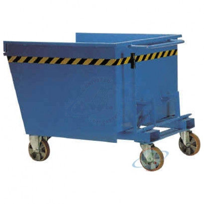 Benne basculante pour chariot - BCRH - CARMECCANICA - avec roues