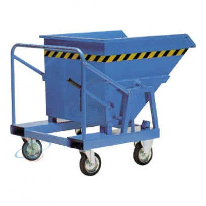 Benne basculante pour chariot - BBRE - CARMECCANICA - avec roues