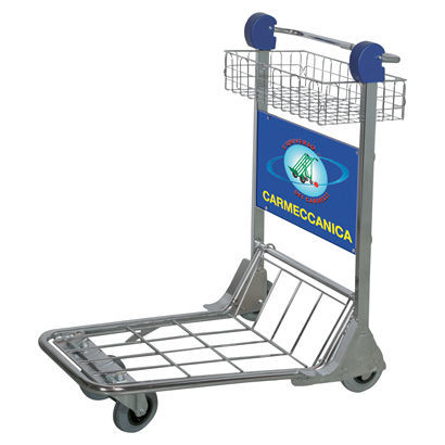 Chariot de transport - GEMINAX - CARMECCANICA - en acier inoxydable / à plate-forme / à plate-forme grillagée