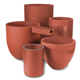 Creuset en carbure de silicium - Syncarb Z2 - Morgan Molten Metal Systems - céramique / en argile-graphite