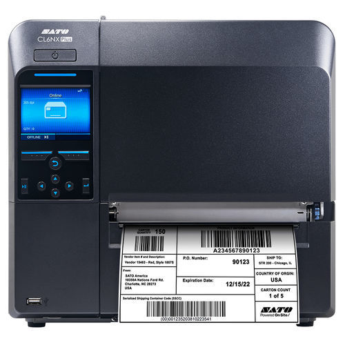 Imprimante d'étiquette à transfert thermique - CL6NX Plus series - SATO America - de bureau / avec encodeur RFID / avec scanner codes-barres