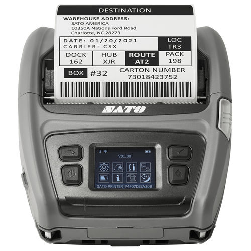 Imprimante d'étiquette thermique directe - PV4 - SATO America - de bureau / industrielle