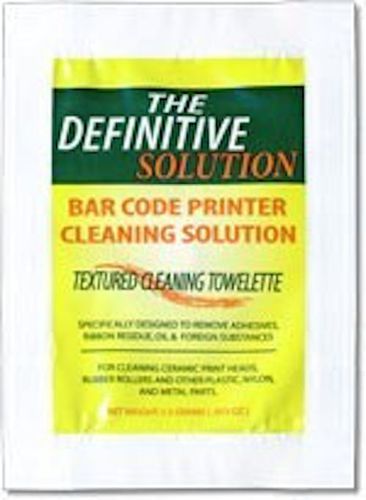 Lingette nettoyante hydroalcoolique - Eco-Savvy - SATO America - pour applications industrielles