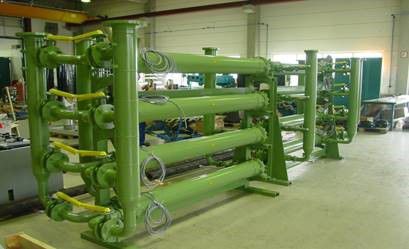 Échangeur de chaleur à tubes et calandre - Universal Hydraulik GmbH - liquide / liquide