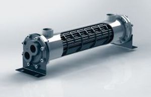 Échangeur de chaleur à tubes et calandre - UKM series - Universal Hydraulik GmbH - eau/eau / mini