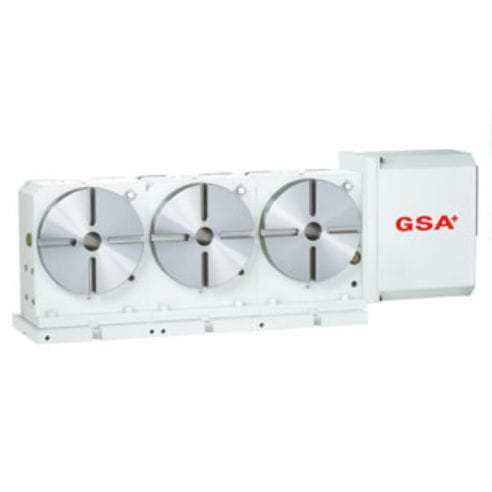 Table rotative entraînée par moteur - CNC-200R-3W - GSA TECHNOLOGY - horizontale / pour l'usinage de matériaux / CNC