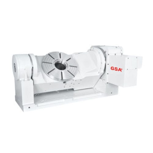 Table rotative entraînée par moteur - CNCT-320RS - GSA TECHNOLOGY - inclinable / pour l'usinage de matériaux / CNC