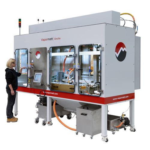 Cabine de sablage humide - Oncilla - Vapormatt - robotisée / robuste / en acier inoxydable