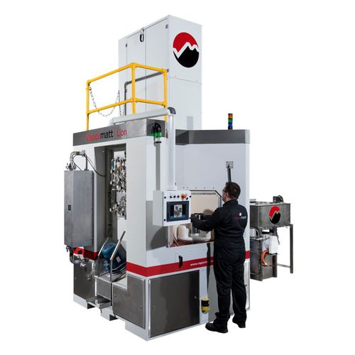Cabine de sablage humide - Lion Rotary - Vapormatt - automatique / robuste / en acier inoxydable