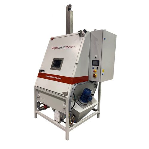 Cabine de sablage humide - Puma vertical - Vapormatt - automatique / robuste / avec table tournante