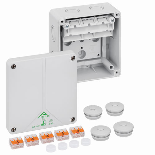 Boîte de dérivation murale - Abox SL-2,5/4² - Spelsberg - sans halogène / résistante aux intempéries / IP65