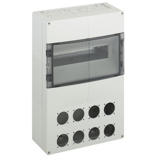 Coffret électrique pour distribution électrique - AKi 14-1L  - Spelsberg - montage vertical / en polycarbonate / avec prise de courant