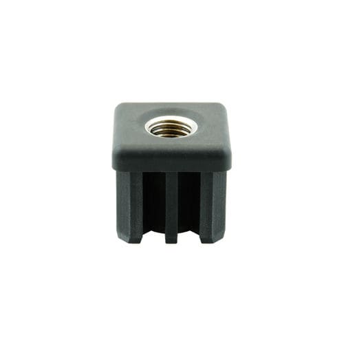 Insert fileté - WDS 689 series - WDS Component Parts - en plastique / carré / pour montage en extrémité de tubes rondes