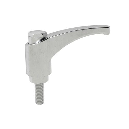 Manette indexable en acier inoxydable - WDS8246 series - WDS Component Parts - avec insert taraudé