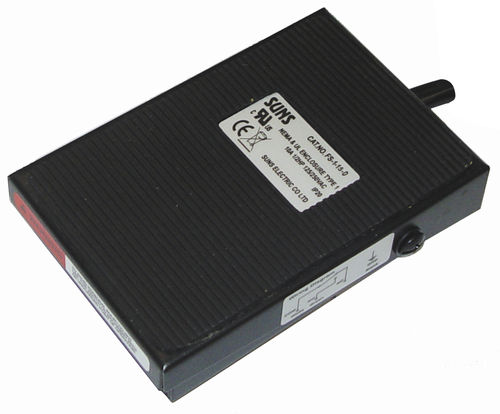 Interrupteur à pédale de commande - FS-1-15D - SUNS - électrique / 1 pédale / compact