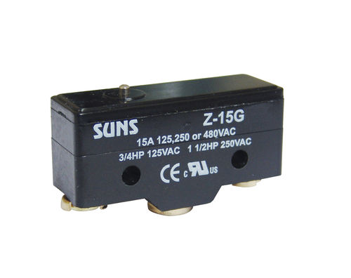 Micro-rupteur à ressort - Z-15G - SUNS - unipolaire / industriel / à usage général