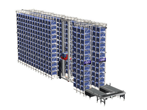 Magasin automatique vertical - Micro Retriever® - Daifuku webb - pour entrepôt