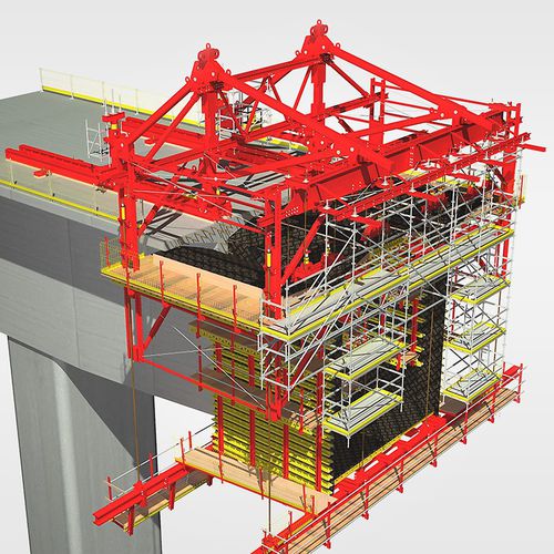 Coffrage modulaire - VARIOKIT VBC - PERI - de travée de pont