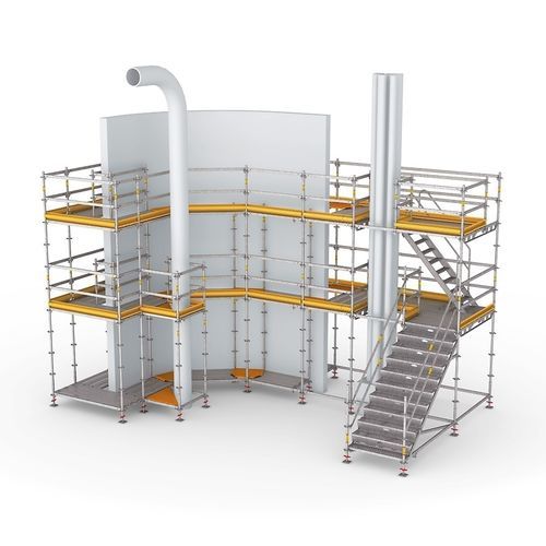 Échafaudage fixe - PERI UP Flex - PERI - de façade / modulaire
