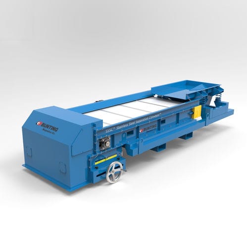 Convoyeur à bande magnétique - SSSC® - BUNTING - horizontal / de tri / pour ferraille
