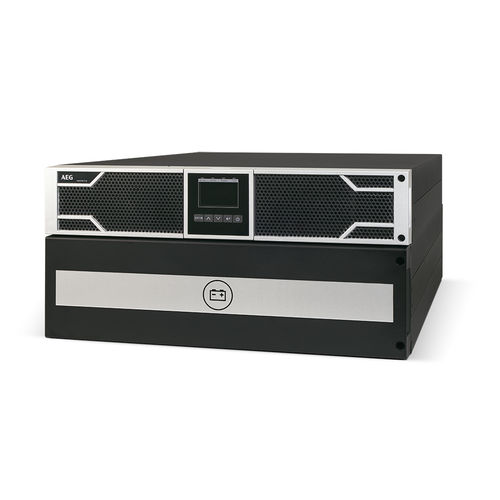 UPS à double conversion - Protect D 1500	 - AEG Power Solutions - monophasé / avec afficheur LCD / Mode Eco
