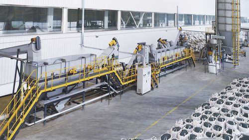 Système de lavage à eau - Genox Recycling Tech (China) Co., Ltd. - automatique / pour applications hygiéniques / pour poubelles municipales
