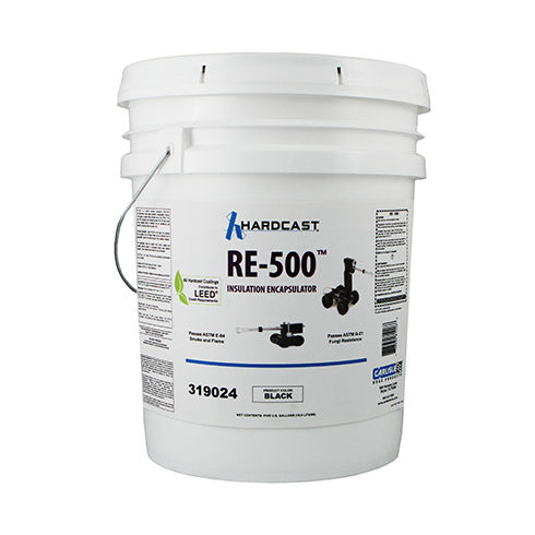 Revêtement d'isolation - RE-500 (Black) - Hardcast - en fibre de verre / pour HVAC