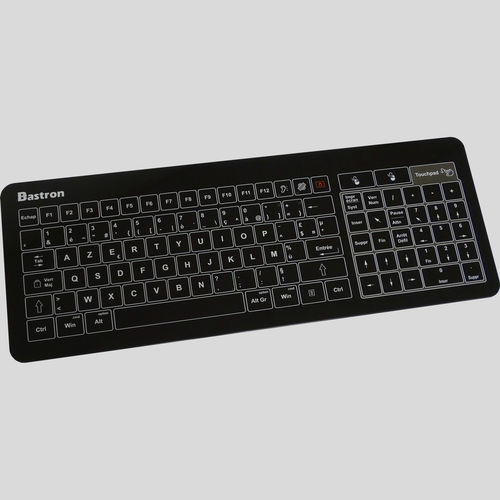 Clavier de bureau - Bastron® B45 - NICONIX - capacitif / 105 touches / avec pavé tactile