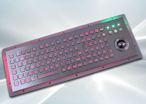 Clavier de bureau - NXN-KBB312-03 - NICONIX - à touches mécaniques / 104 touches / avec trackball