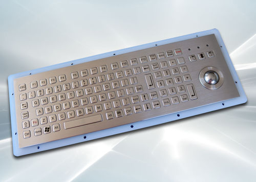 Clavier de bureau - NXN-KBB312-01 - NICONIX - à touches mécaniques / 104 touches / avec trackball