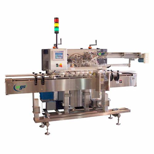 Machine d'étiquetage automatique - TopSerter II™ - MGS Machine Corporation - pour l'industrie pharmaceutique / par colle thermofusible