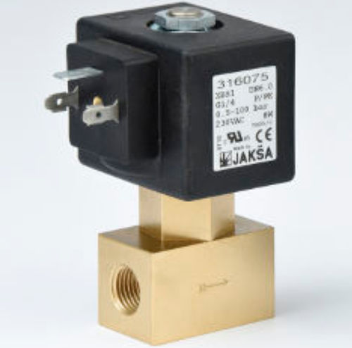 Électrovanne à piston - BS1 - JAKSA SOLENOID VALVES - à commande assistée / 2 voies / NF