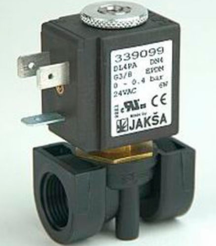 Électrovanne à séparation totale - DL4PA - JAKSA SOLENOID VALVES - à commande assistée / 2 voies / NF