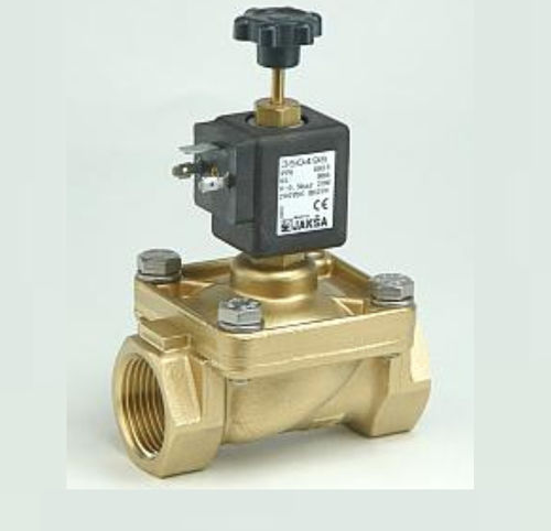 Électrovanne à commande assistée - PV5NO - JAKSA SOLENOID VALVES - 2 voies / NO / pour gaz