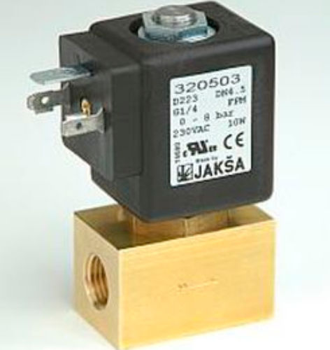 Électrovanne cryogénique - D22c  - JAKSA SOLENOID VALVES - à commande assistée / 2 voies / NF