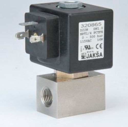 Électrovanne haute pression - D2N  - JAKSA SOLENOID VALVES - à commande directe / 2 voies / NF