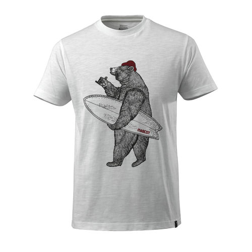 T-shirt de travail - 17982-983-06 - Mascot International A/S - en coton / unisexe / blanc