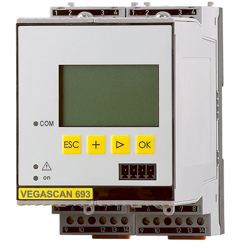 Conditionneur de signal numérique - VEGASCAN 693 - VEGA TECHNIQUE - 4-20 mA / sur rail DIN / pour détection de niveau