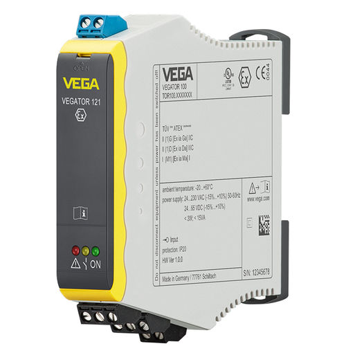Conditionneur de signal monovoie - VEGATOR 121 - VEGA TECHNIQUE - sur rail DIN / pour détection de niveau
