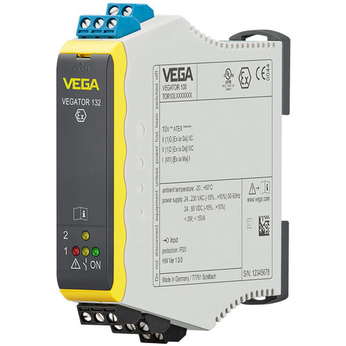 Conditionneur de signal multivoies - VEGATOR 132 - VEGA TECHNIQUE - sur rail DIN / pour détection de niveau