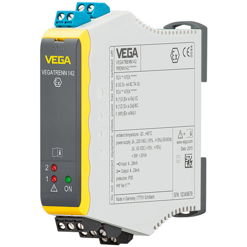 Isolateur galvanique - VEGATRENN 142 - VEGA TECHNIQUE - de signal / ATEX / 2 voies