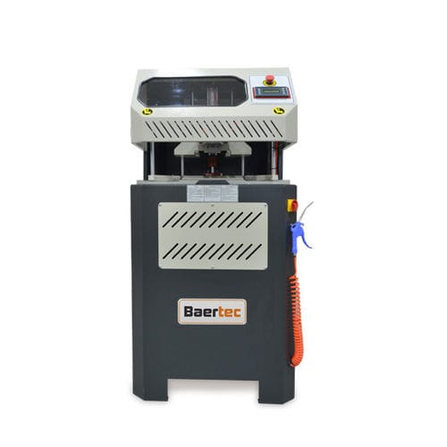 Ébavureuse d'angle rainurage - 2KT 002 - Baertec - pour profilés en PVC / totalement automatique