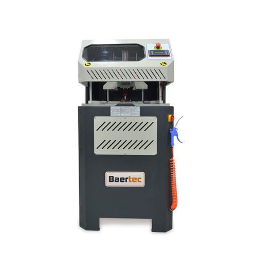 Ébavureuse d'angle rainurage - 2KT 004 - Baertec - pour profilés en PVC / totalement automatique