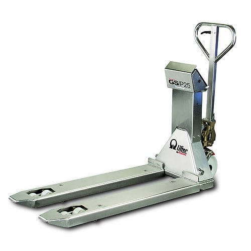 Transpalette indicateur de poids - GS/P 25S4 1185x555 INOX - PRAMAC-LIFTER - manuel / multifonction / compact